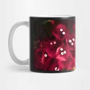 Red Bougainvillea Flowers Mug